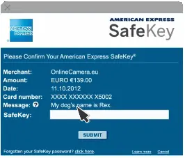 4 - Tìm hiểu dịch vụ American Express SafeKey của thẻ Amex