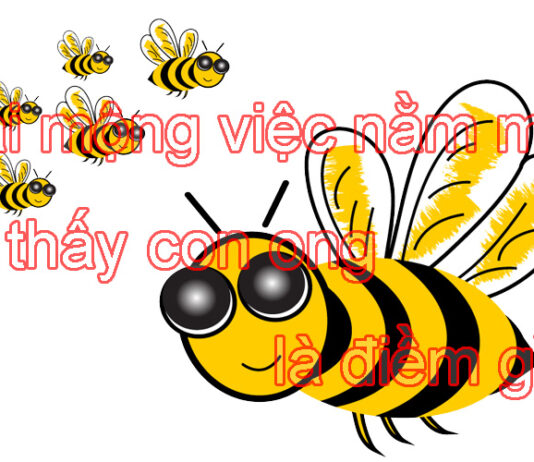 Giải mộng việc nằm mơ thấy con ong là điềm gì?